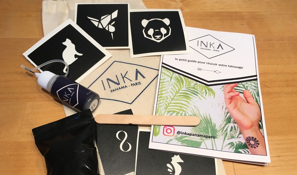 Set de tatouage temporaire INKA Paris