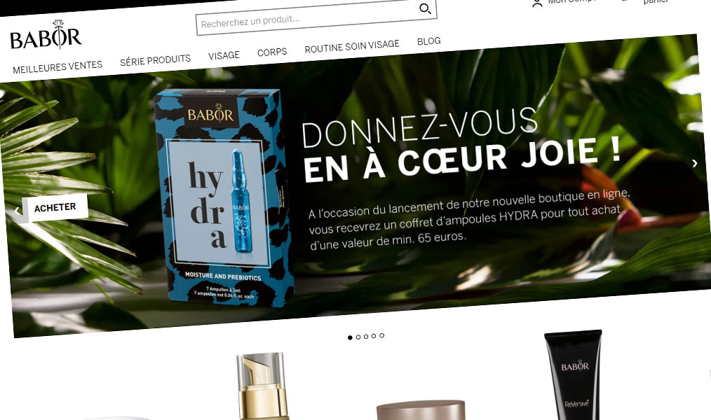 Soins de la peau BABOR.