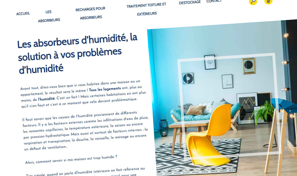 Solutionnez vos problèmes d'humidité avec des produits made in France.
