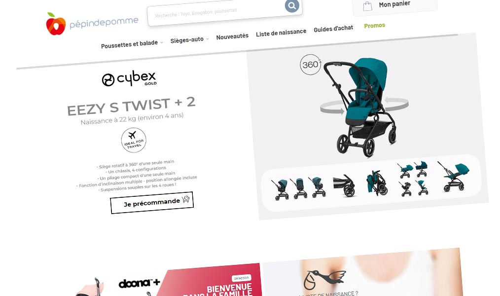 Le spécialiste de la promenade de bébé.