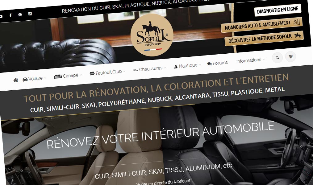 Le spécialiste de la rénovation des cuirs et simili.