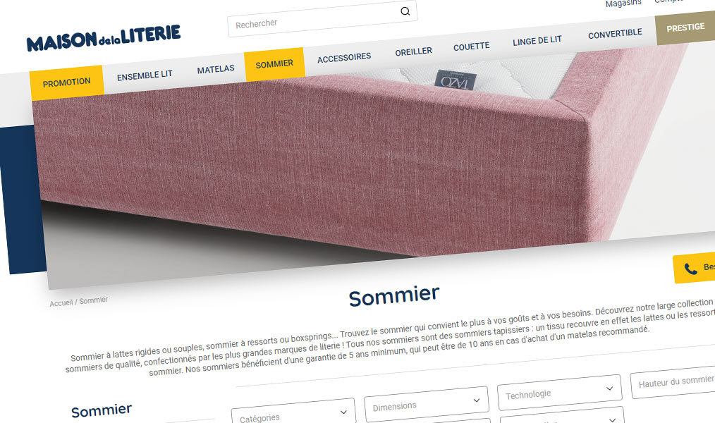 Spécialiste des bonnes nuits, la Maison de la Literie.