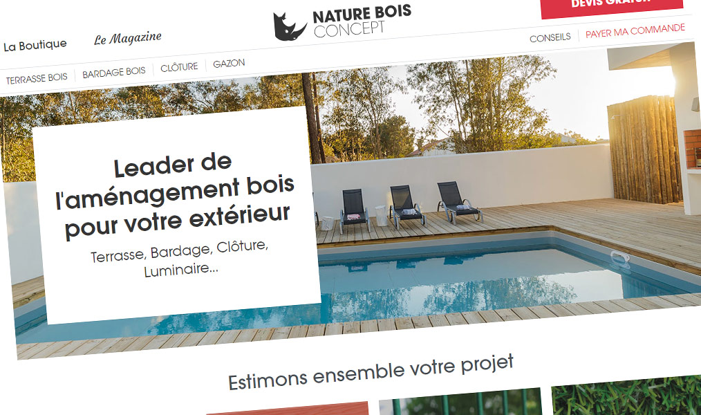 Spécialiste des terrasses bois et composite.