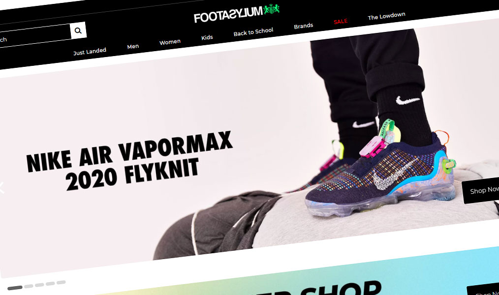 Sportwear, streetwear... Footasylum.