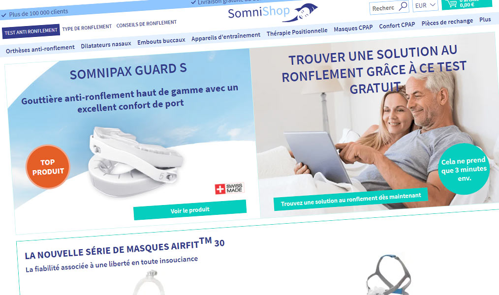 Tout le nécessaire pour un sommeil sans ronflements.