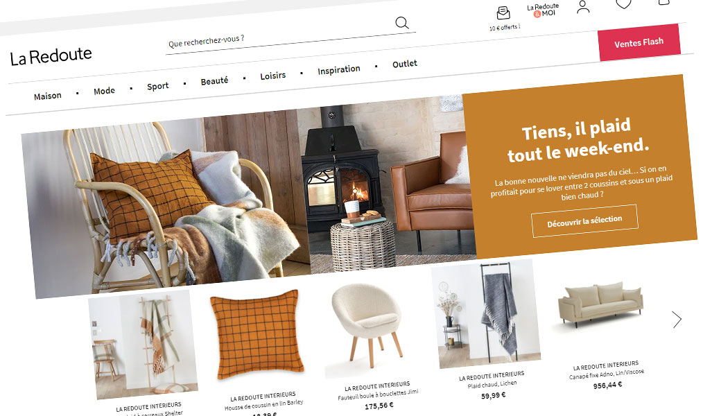 Tout pour la maison avec La Redoute.
