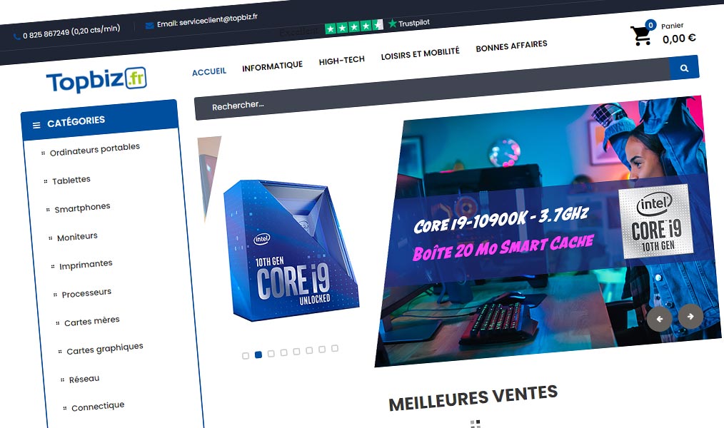 Un spécialiste du matériel informatique et high-tech.