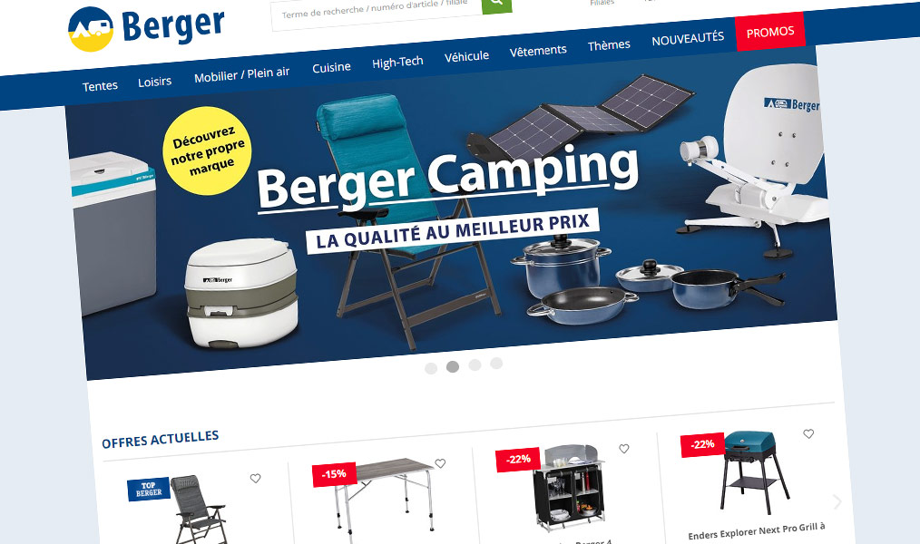Une boutique dédiée aux campeurs.
