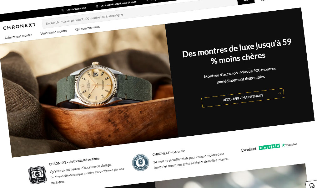 Vente et achat de montres sur Chronext.