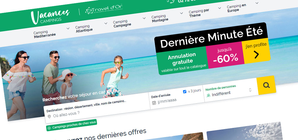 Vos vacances au grand air avec Vacances-campings.fr.