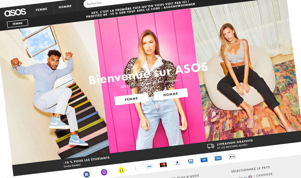 Votre garde-robe tendance avec ASOS.