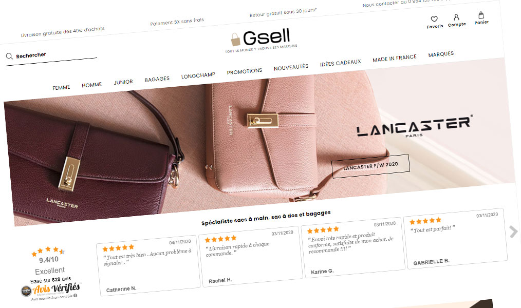 Votre sac ou bagage avec Gsell.