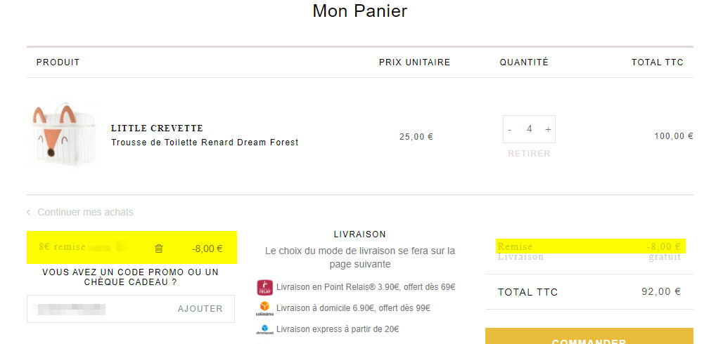 Cette réduction Prairymood fonctionne.